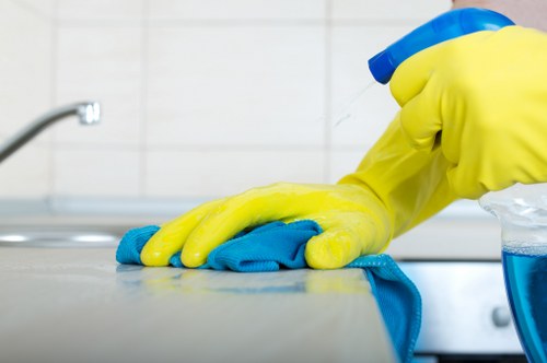 Clean and refreshed carpet flooring after professional treatment